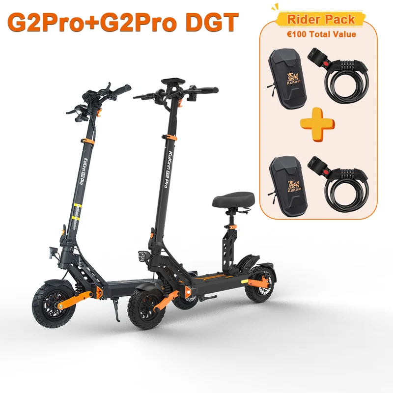Pack KuKirin G2 Pro pour usage urbain européen (Standard + Certifié DGT)