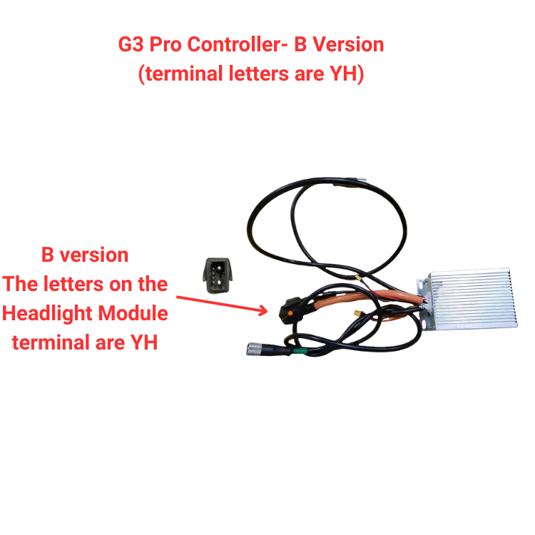 Manette G3 Pro - Version B (les lettres des terminaux sont YH)