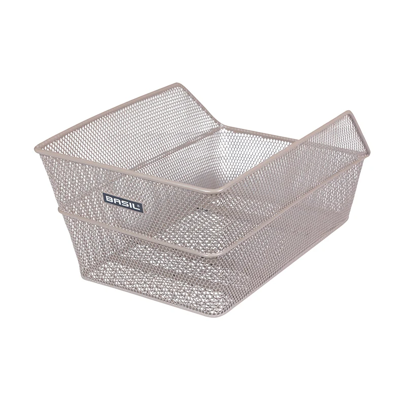 Panier Arrière Acier Nid Abeille Basil Cento Beige (45 X 31 X 21 cm)