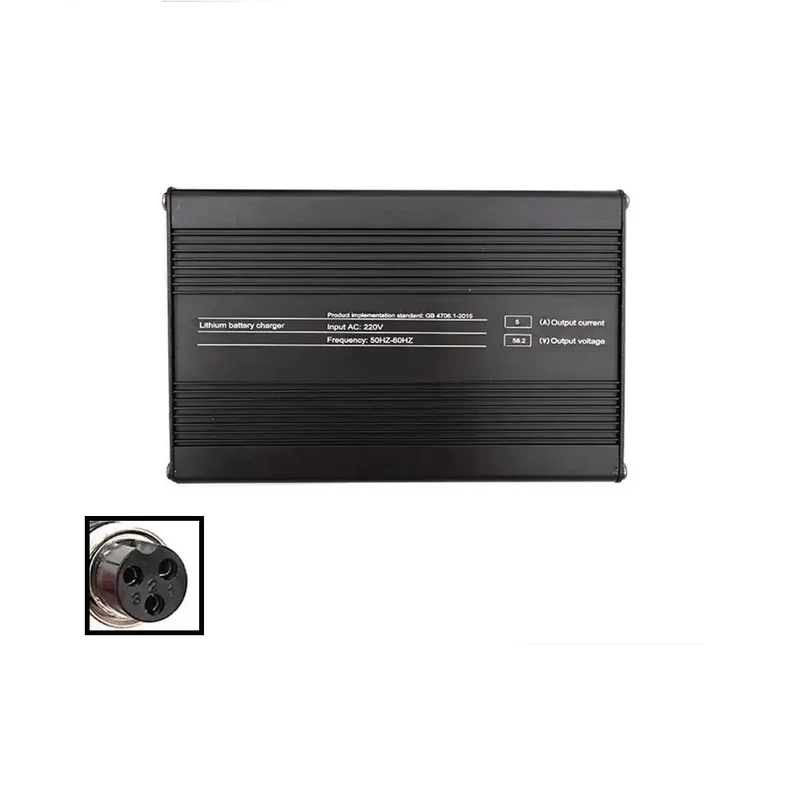 Chargeur rapide 52V-58V 5A prise GX16