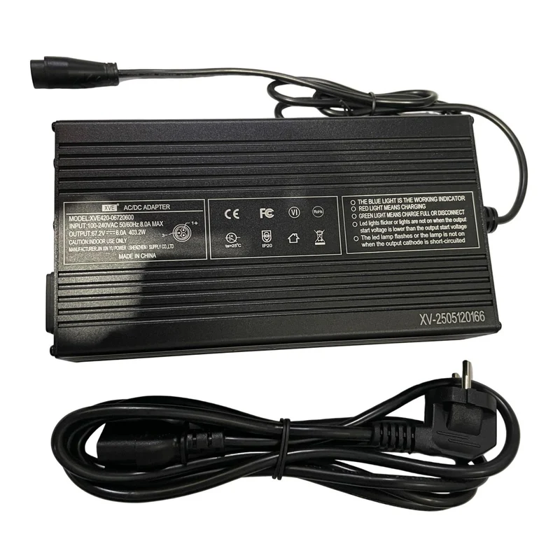 Chargeur Rapide 6Ah LP16-3 pour Batterie 60V Teverun