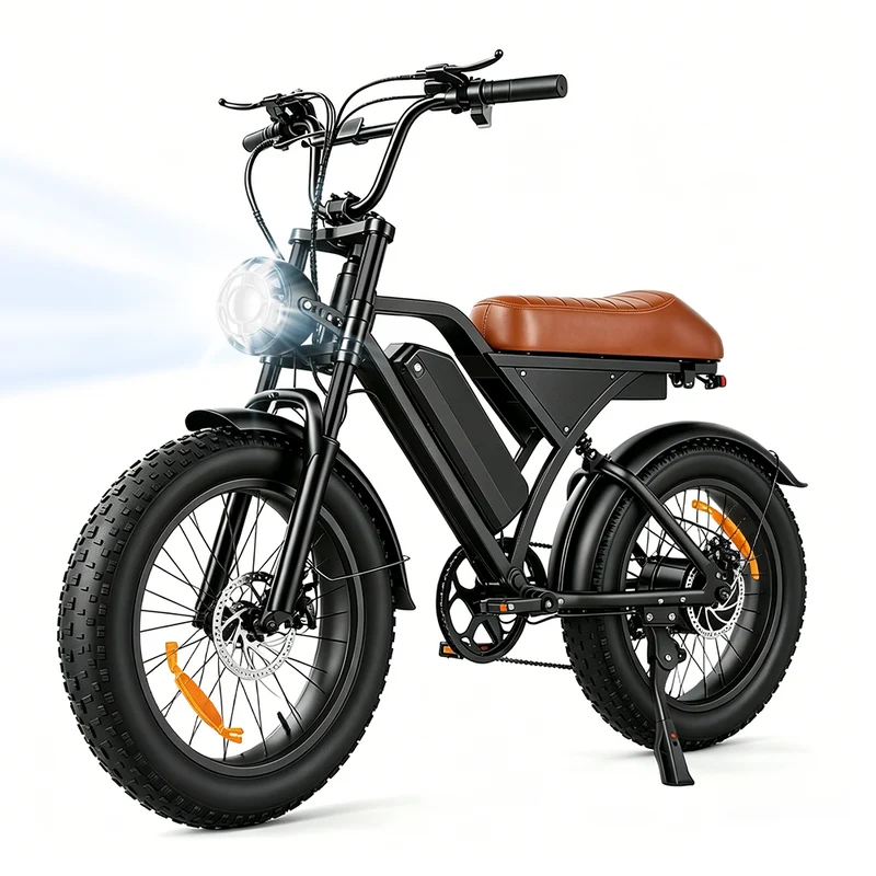 Vélo électrique rétro EB5Max à gros pneus de 20 pouces