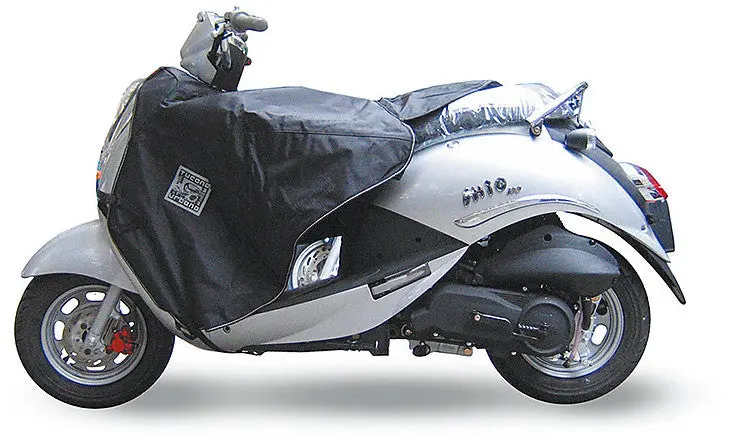 TABLIER COUVRE JAMBE TUCANO POUR SCOOTER 50 UNIVERSEL (R151-X) (TERMOSCUD) (SYSTEME ANTI-FLOTTEMENT)
