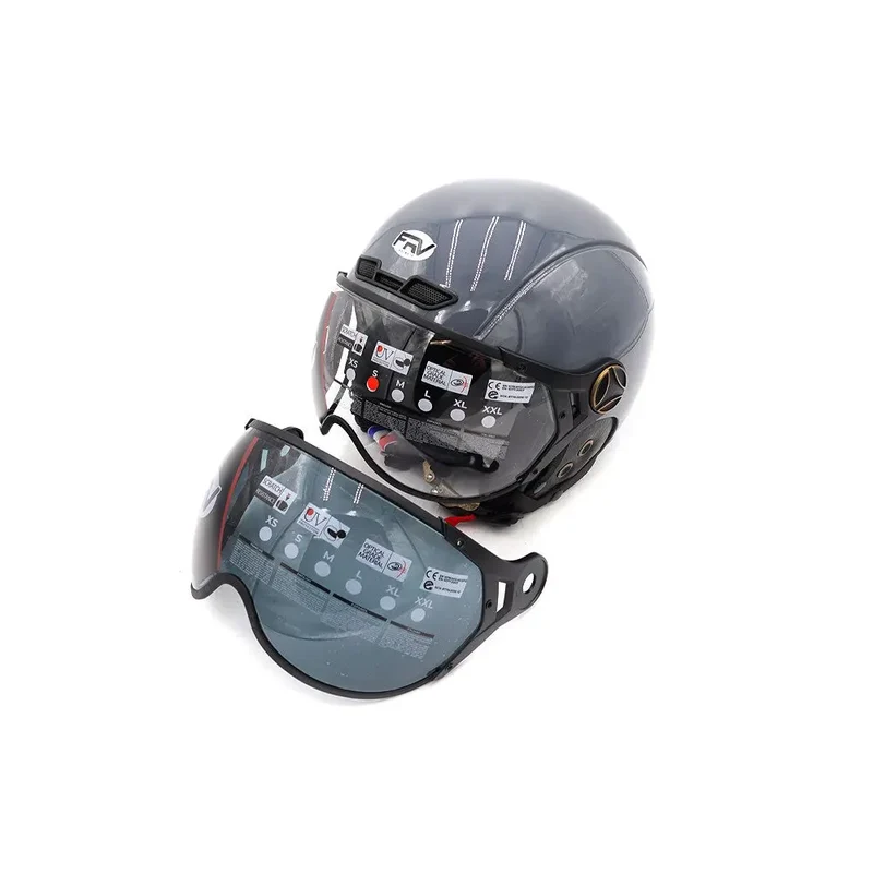 Casque JET FRV Gris (taille S à XL) (S)