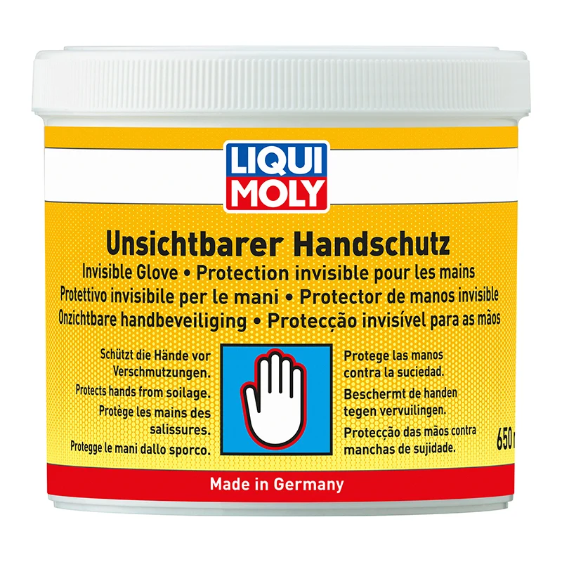 Lotion De Protection Gant Invisible Pour Les Mains Liqui Moly (Pot 650 Ml) -Teste Dermatologiquement-