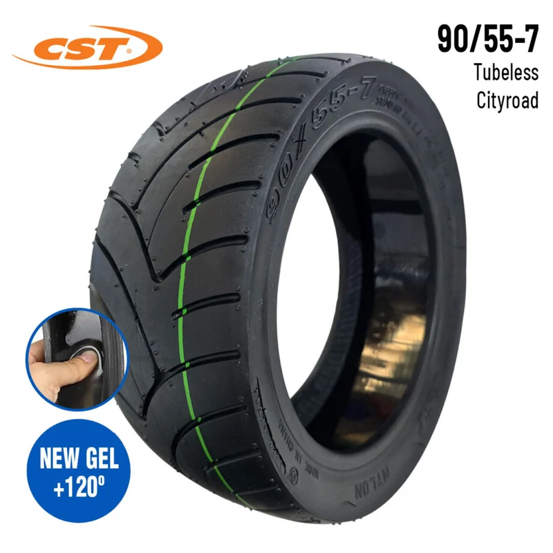 Pneu 90/55-7 avec gel CST