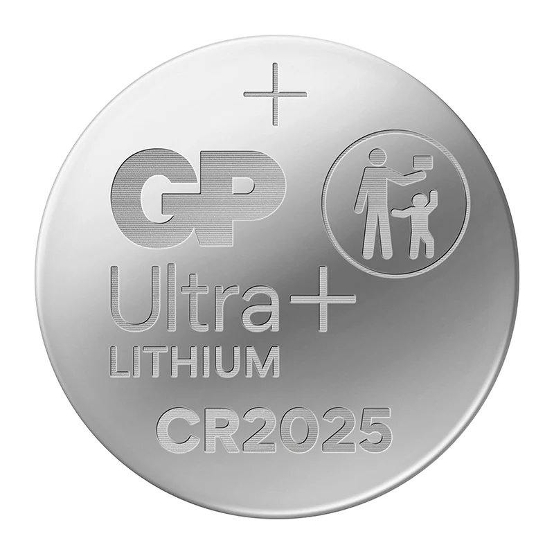 Pile Bouton Cr2025 Gp Ultra Lithium 3V (Vendu A L'Unite)
