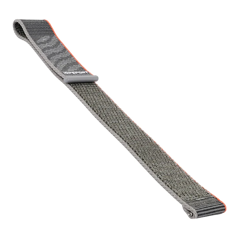 Bracelet Pour Montre Gps - Compteur Igpsport Verun Textile Léger Respirant Fixation Strap Noir Liseret Orange Reference 225227, 225228