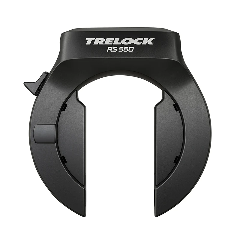 Antivol Vélo Fer A Cheval Trelock Rs560 Noir Avec Fixation (Fixation Sur Cadre Largeur De 71 mm À 95 mm) Ecart Pneu 58 mm (Clé Amovible) - Homologué Fub 2 Etoiles