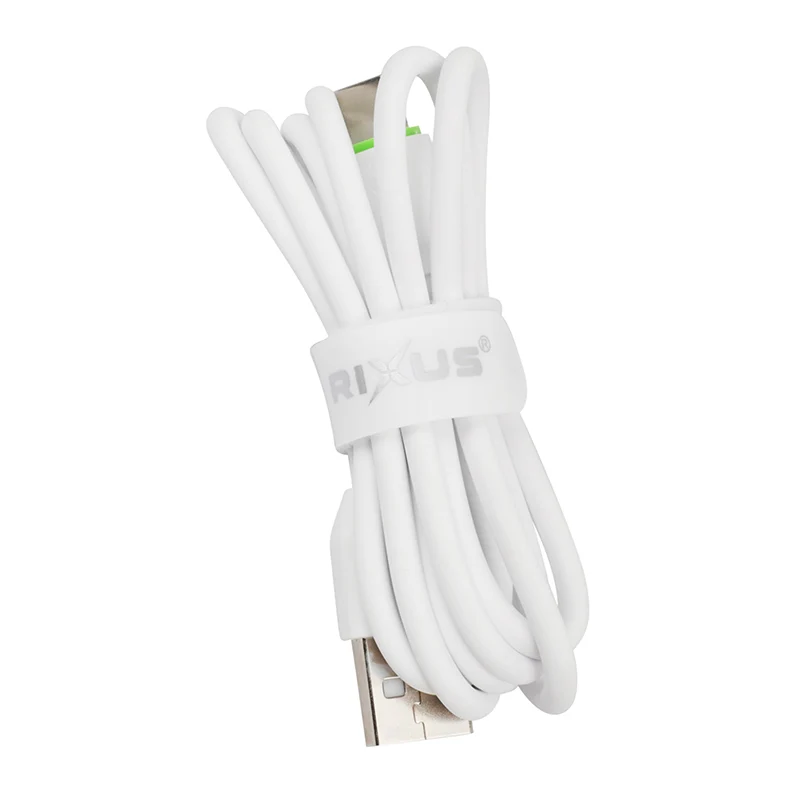 Câble De Chargement Usb-A Vers Usb-C Rixus Blanc 12W L100 cm (Vendu A L'Unite) -Rxub81Cs-