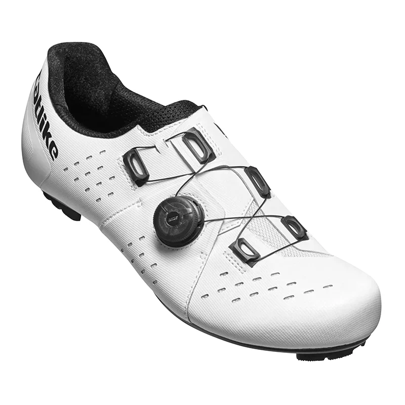 Chaussure Route Catlike Whisper R2 Blanc T42 Fixation Molette Micrometrique Moz Compatible Look-Shimano (Paire)