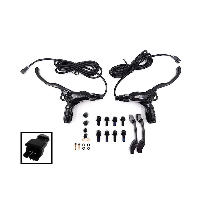 Kit Freins Hydrauliques 4 Pistons FRV avec Connecteur SM (1x AR Gauche / AV Droite + 1x AR Droite / AV Gauche)