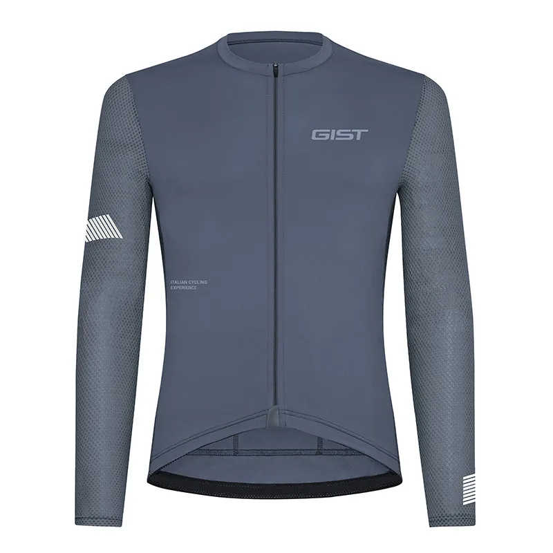 Maillot Gist Été Ray Anti-Uv Bleu Acier Manches Longues XL