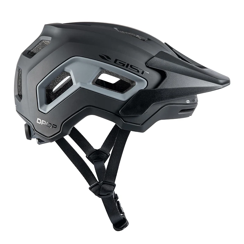 Casque Vélo Adulte Gist VTT Drop Noir In-Mold Taille 56-62 (Vendu En Boite)