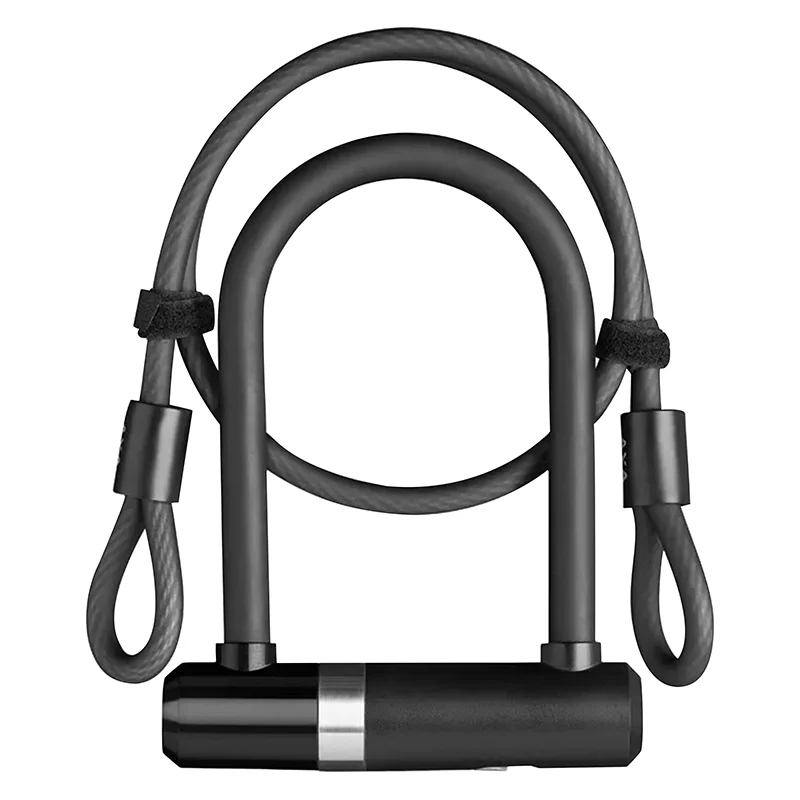 Antivol Vélo U Axa Newton Mini A Clé 100 X 150 mm D 14 mm Avec Câble D8 En 1M - Homologué Fub 2 Etoiles - Ideal Pour VAE
