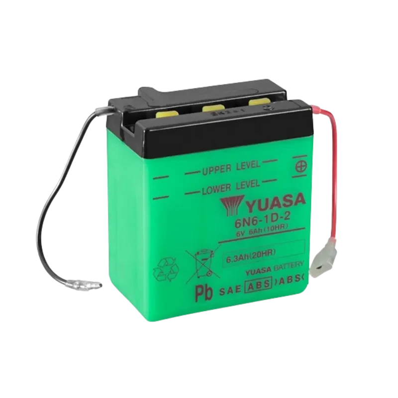 Batterie Yuasa 6N6-1D-2 6 V conventionnelle sans acide