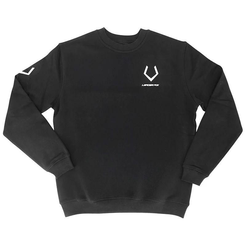 Sweat-Shirt Leader Fox Taille XL Noir (Logo Blanc) -Acs-