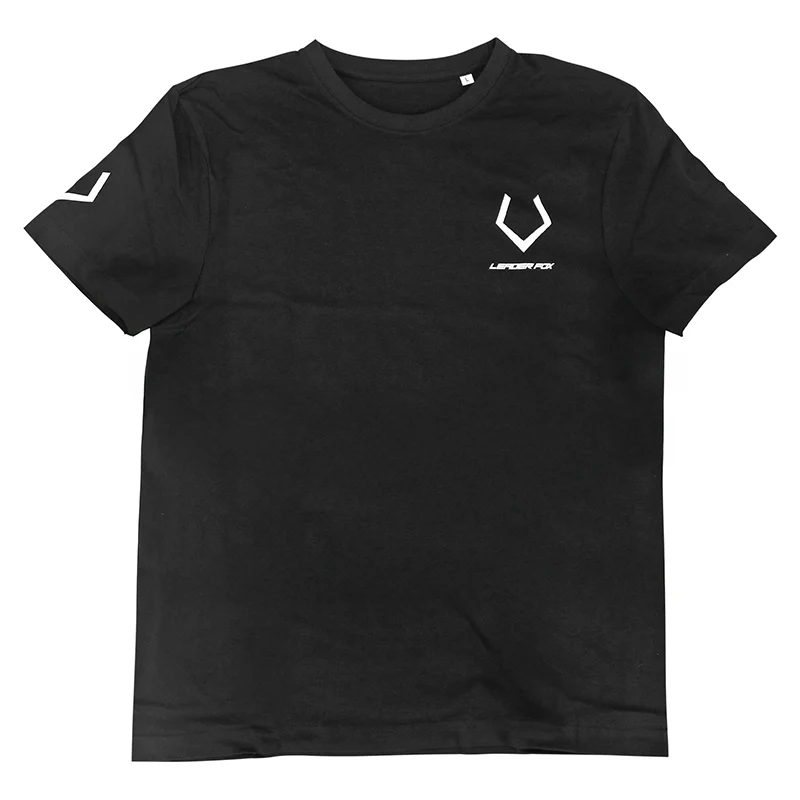 Tee-Shirt Leader Fox Taille M Noir (Logo Blanc) -Acs-
