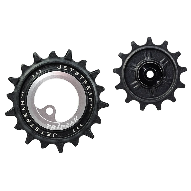 Galet Dérailleur Aopw Tripeak 13-18 Dents Céramique 12X1-11X2V. Shimano Deore Xt 8100-8130 Slx 7120-7100 Grx 822 Argent (Jeu De 2) (Garantie 4 Ans)