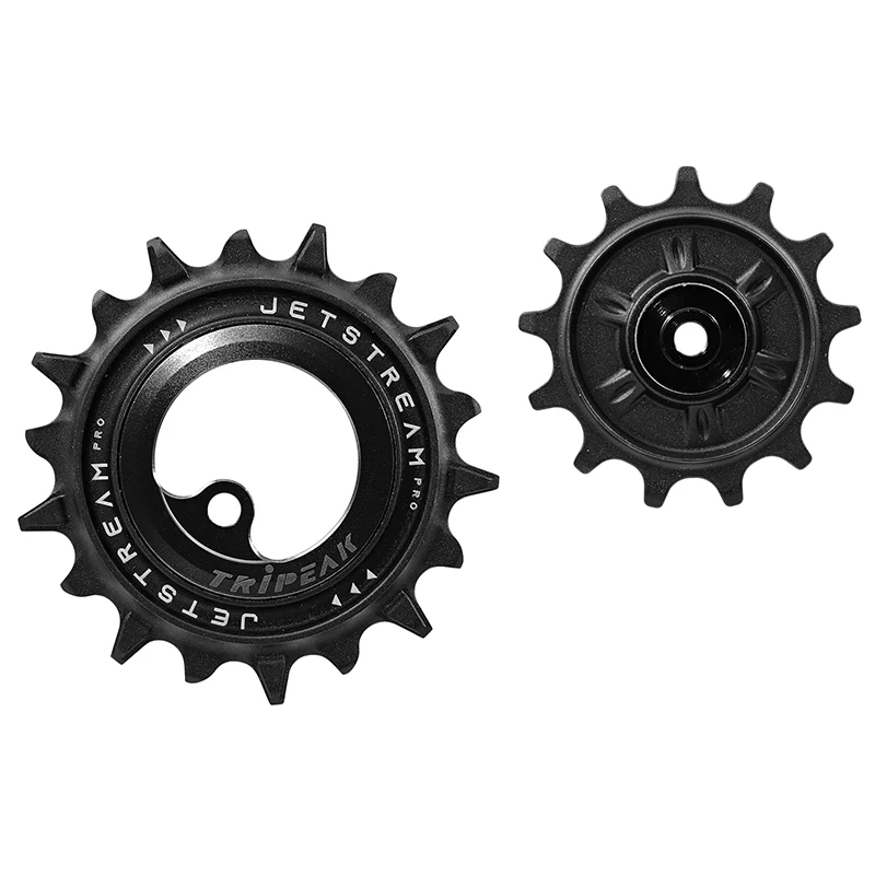 Galet Dérailleur Aopw Tripeak 13-18 Dents Céramique 12X1-11X2V. Shimano Deore Xt 8100-8130 Slx 7120-7100 Grx 822 Noir (Jeu De 2) (Garantie 4 Ans)