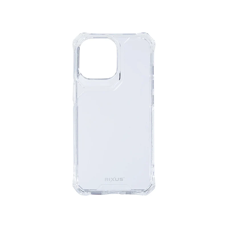 Coque Smartphone-Telephone Rixus Armor-X Anti Choc Pour Apple Iphone 15 Pro Max Transparent (Vendu A L'Unite)