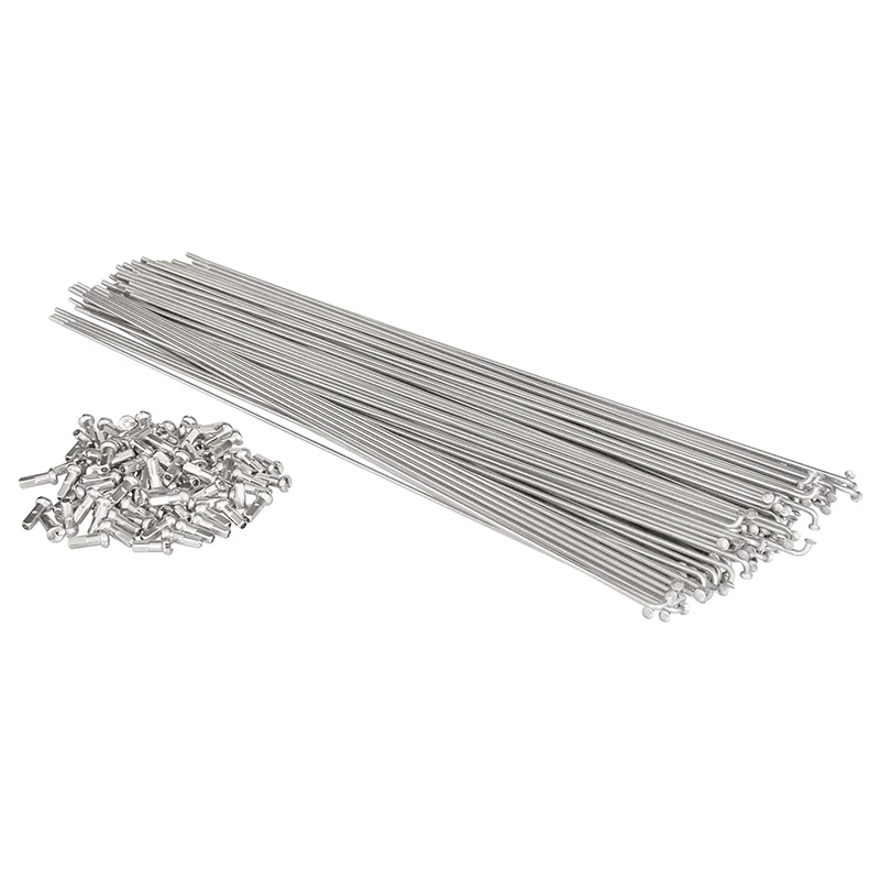 Rayon INOX Argent Velox Mach1 2 mm L 258 mm Tête Coudée Avec Écrou (Boite De 100)