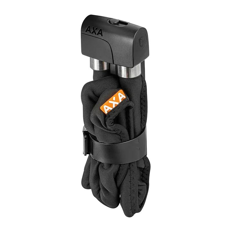 Antivol Vélo Pliable-Pliant Axa Foldable 800 A Clé Diam 8 mm L1.00M Noir (Avec Fixations Sur Cadre) - Sécurité Niveau 10-15 - Homologué Fub 1 Etoile