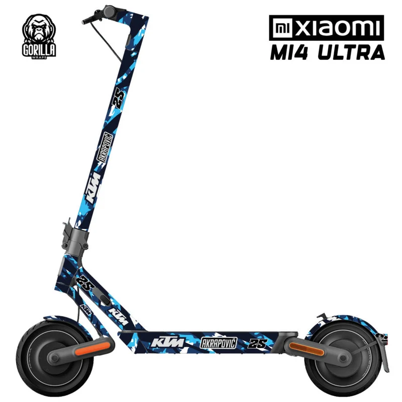 Vinyle bleu KTM pour Xiaomi Mi4 Ultra
