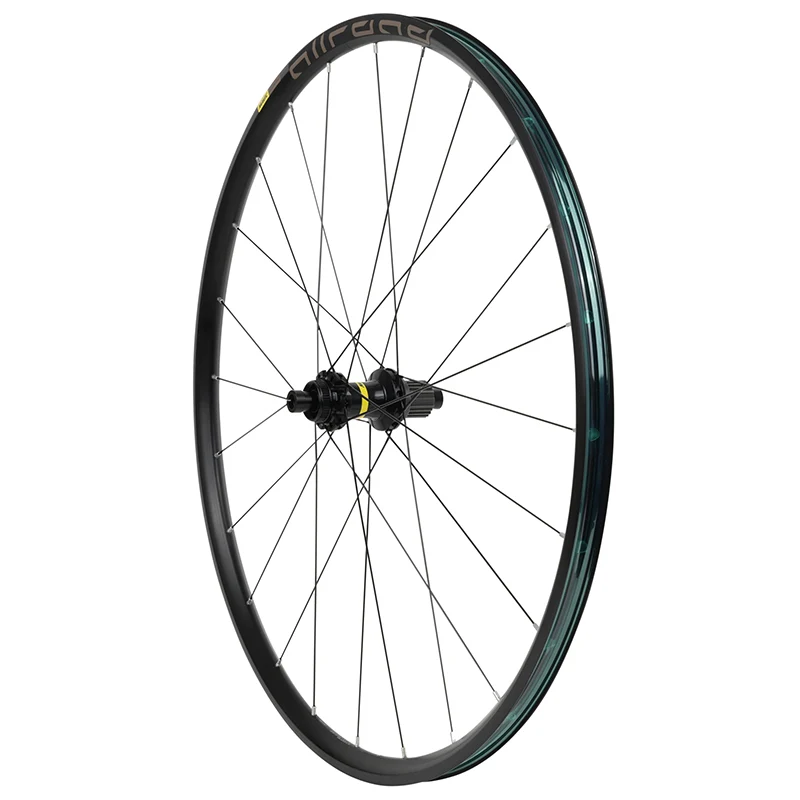 Roue Gravel Disque 700 Mavic Allroad Arrière Cassette Shimano Microspline 12V Centerlock Tubeless Ready Axe Traversant 12-142 Noir Jante 622-23 (Offre Spéciale)