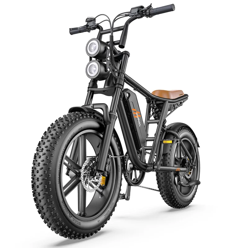 HILLMILES MileZoom 1 VTT Électrique Rétro 20" Moteur 250W 52V 15,6Ah Batterie