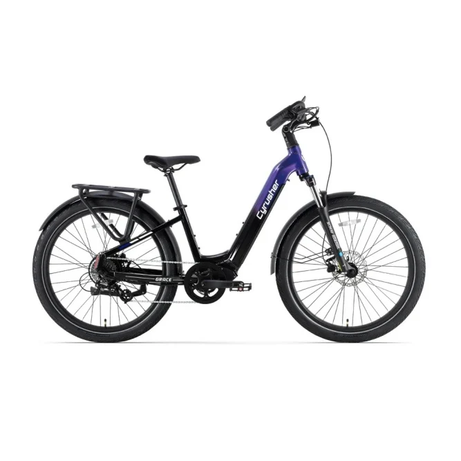 CYRUSHER Grace 27,5" Vélo Électrique Ville moteur 250W 48V 15Ah Batterie