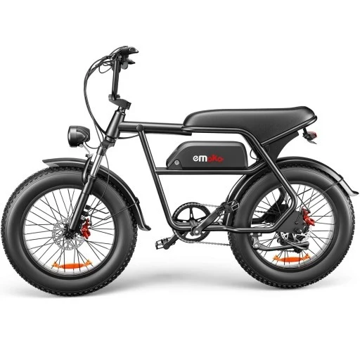 EMOKO C99 Vélo électrique rétro 20" avec moteur 250W et batterie 48V 20Ah