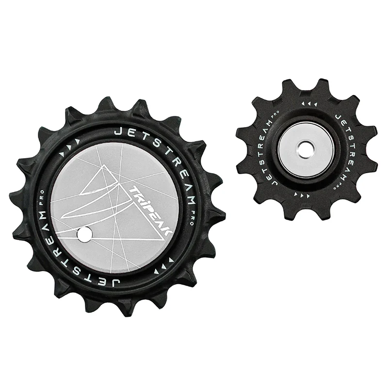 Galet Dérailleur Aopw-Aero Tripeak 12-18 Dents Céramique 12X2V. Shimano Dura-Ace R9200, Ultegra R8100, 105 R7100, Sram Axs Red E1-Force E1 Argent (Vendu Au Kit) (Garantie 4 Ans)