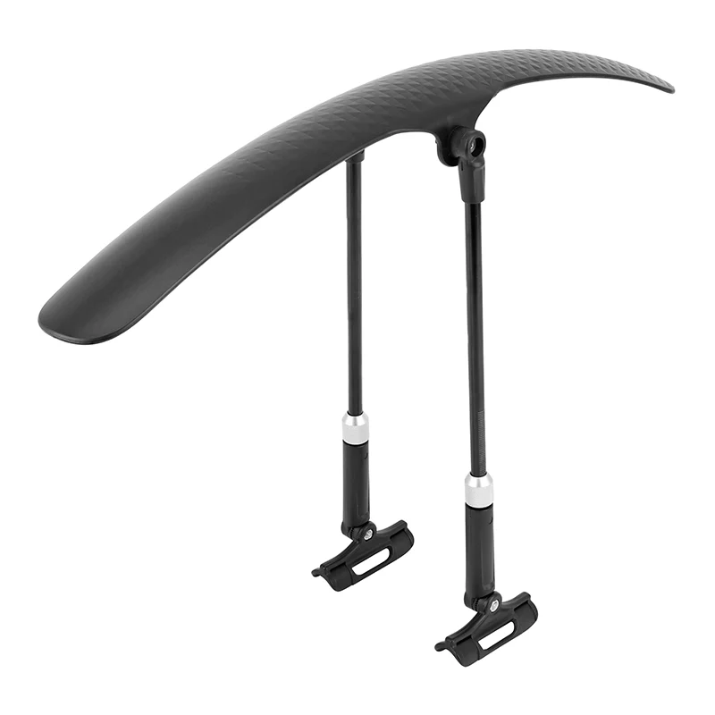 Garde Boue Gravel - VTT AR 29" Fixation Reglables Sur Base Par Sangles Velcro Ajustables Noir (Pour Pneu Jusqu'A 700 X 42)