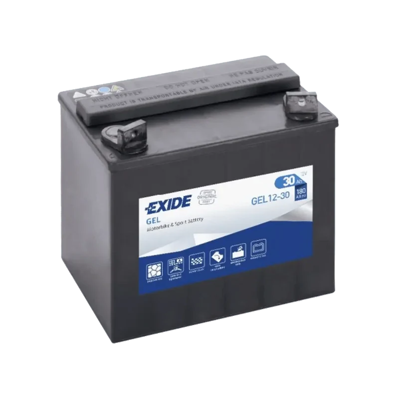 Batterie Gel 12V 30Ah sans entretien prête à l'emploi