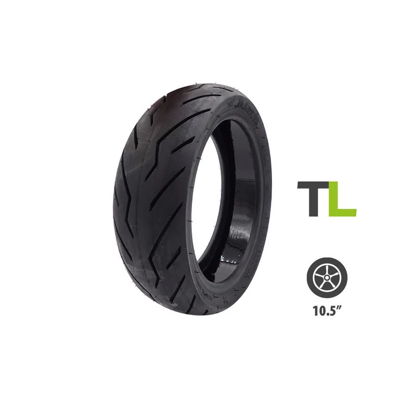 Pneu Route 10.5x2.75 Tubeless avec Gel Anticrevaison pour Trottinette Électrique Ninebot P65 P100