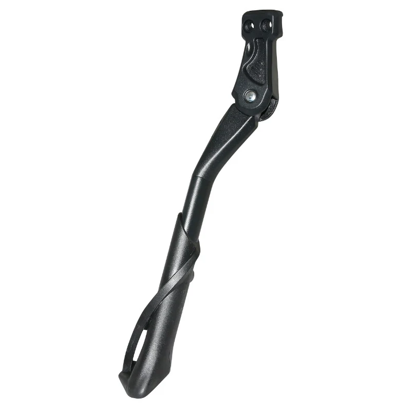 Béquille Vélo Laterale Arrière Newton 24-28'' Réglable Fixation 2 Vis Sur Base Entraxe 18 mm - Base Large Et Solide