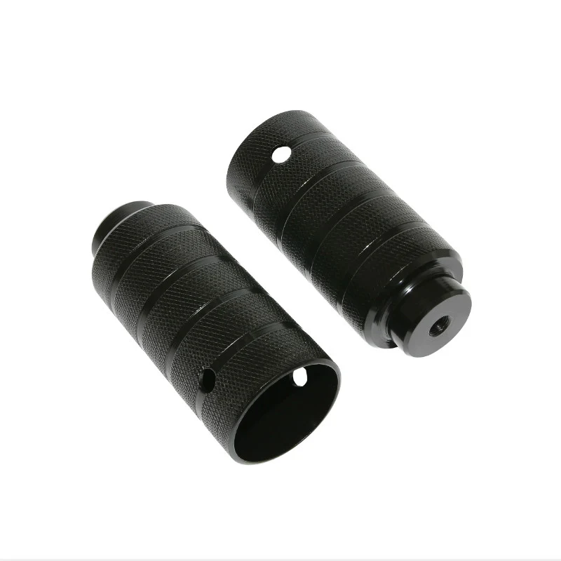 Repose Pied BMX Alu Diam 45 mm Noir L100 mm Pour Axe De 3-8 (Paire)