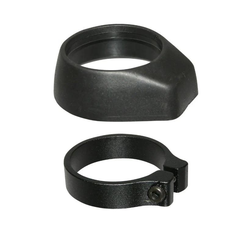 Protection Collier De Serrage Tige De Selle P2R Diam 31.6 mm Plastique Noir Pour Eviter Infiltration Eau-Boue