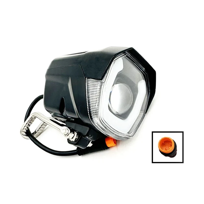 Phare LED Avant Connecteur Étanche pour Trottinette Électrique