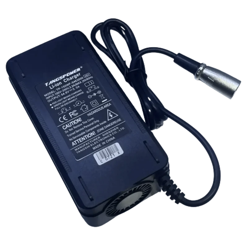 Chargeur 54.6V 3A Li-ion XLR 4 Pins