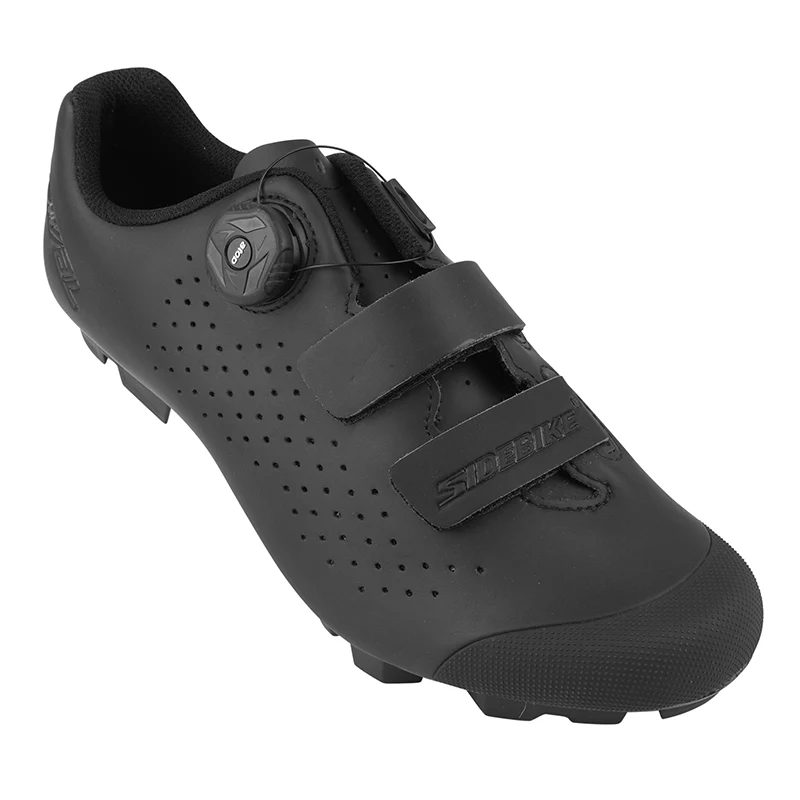 Chaussure Gravel - VTT Sidebike Rival Noir T40 Fixation Boa Atop-Velcro Compatible Shimano (Paire)