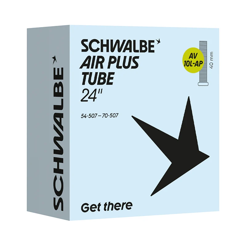 Chambre A Air Vélo 24 X 2.10-2.80 Schwalbe Air Plus Valve Standard 40 mm (54-70X507) (AV+10 Ap) (Offre Spéciale)