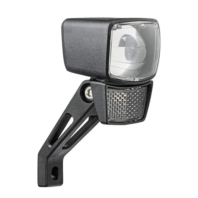 Éclairage Vélo VAE - E-Bike Avant Sur Fourche Axa Nxt 30 E-Bike 6-48V 30Lux Homologué Noir Compatible Dynamo - Pour Voir A 50M Et Visible A 3Kms