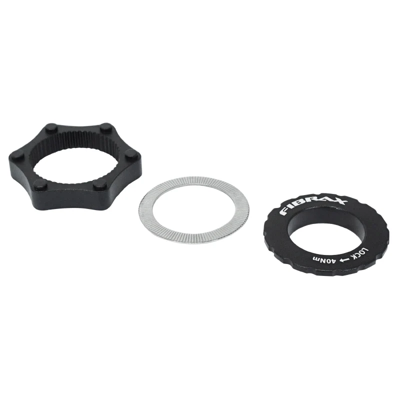 Adaptateur Frein A Disque Transforme Fixation Disque Centerlock Fibrax En 6 Trous Pour Tout Axe (15 mm -12 mm Et Standard)
