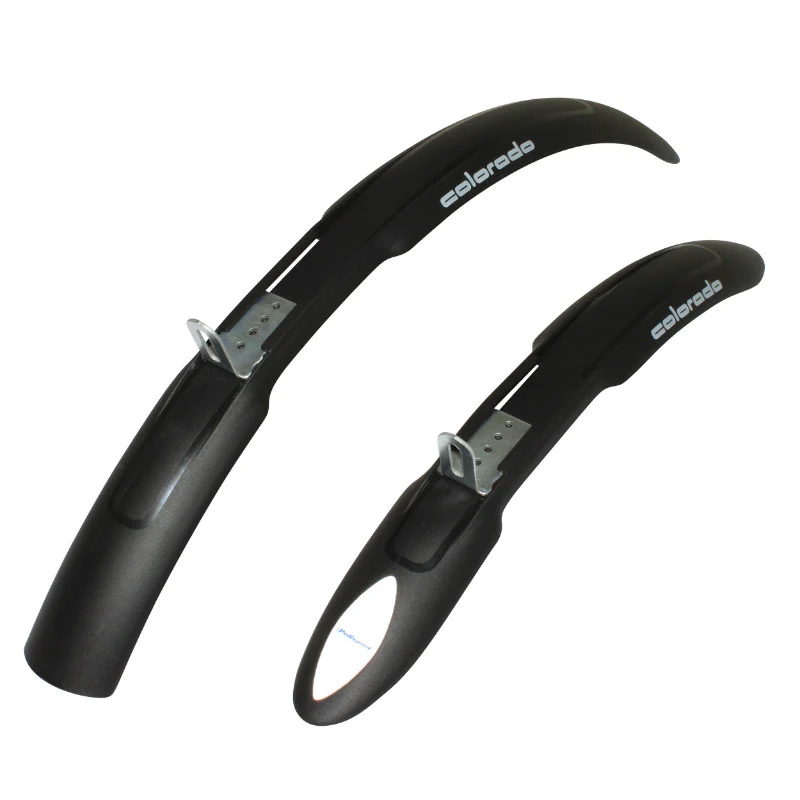 Garde Boue VTT AV+AR 20-24" Polisport Colorado Noir Pour V-Brake Largeur 54 mm (Paire)