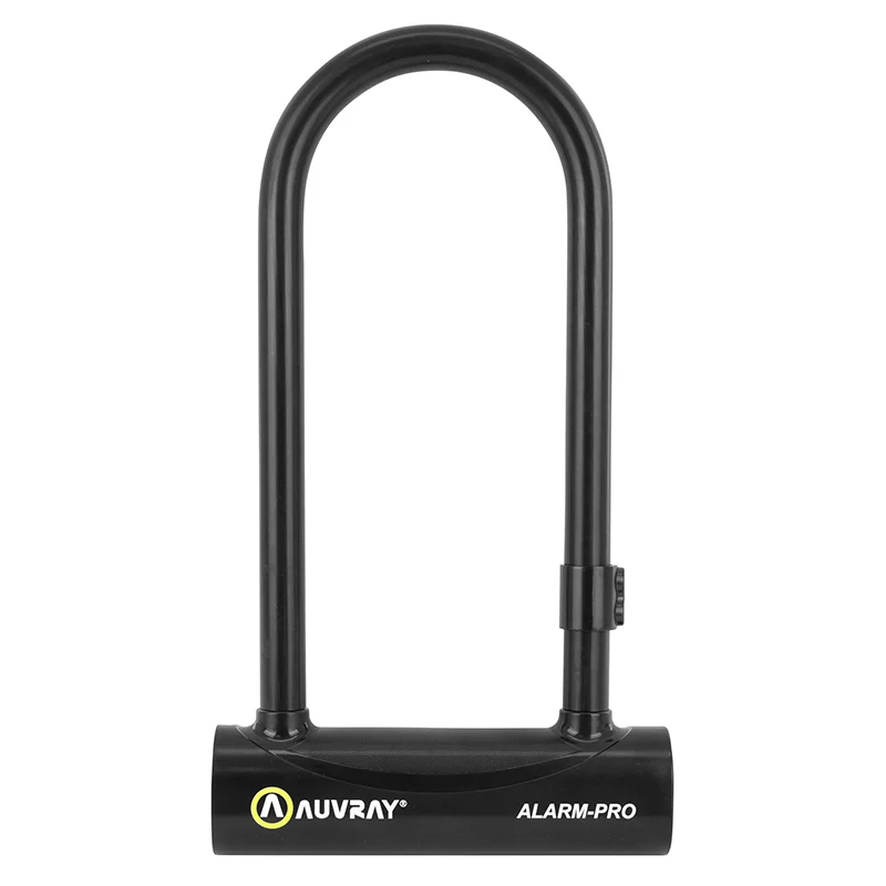 Antivol Vélo U Auvray Alarm Pro 98 X 250 Noir Diam 14 mm A Clé Avec Alarme Sonore 120Db Niveau Sécurité 8-10 - Homologué Sra, Art***