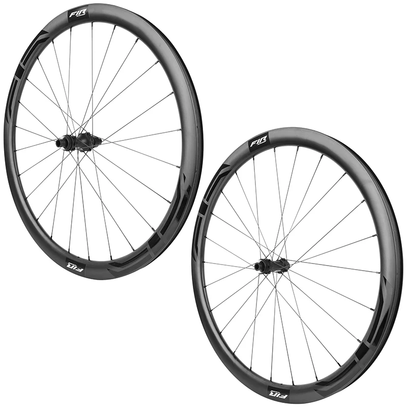 Roues Route Disque 700 Fir Fc Evo 38 Light Centerlock Carbone Noir Cassette Sram Xdr 12V Axe Traversant 12-100 Et 12-142 Hauteur-Profil 38 mm (Paire) Poids 1270 G -Tubeless Ready-