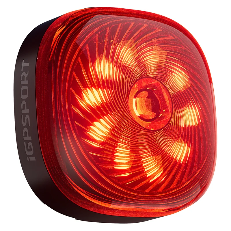 Éclairage Vélo Usb Arrière LED Igpsport Tl50 - Connexion Directe Au Bsc200S - Bsc300-T - Igs630S - Igs800 - Binavi (Visible A 1,2 Km) - Bluetooth (Ble) - Autonomie 26 Heures Avec Capteur De Freinage
