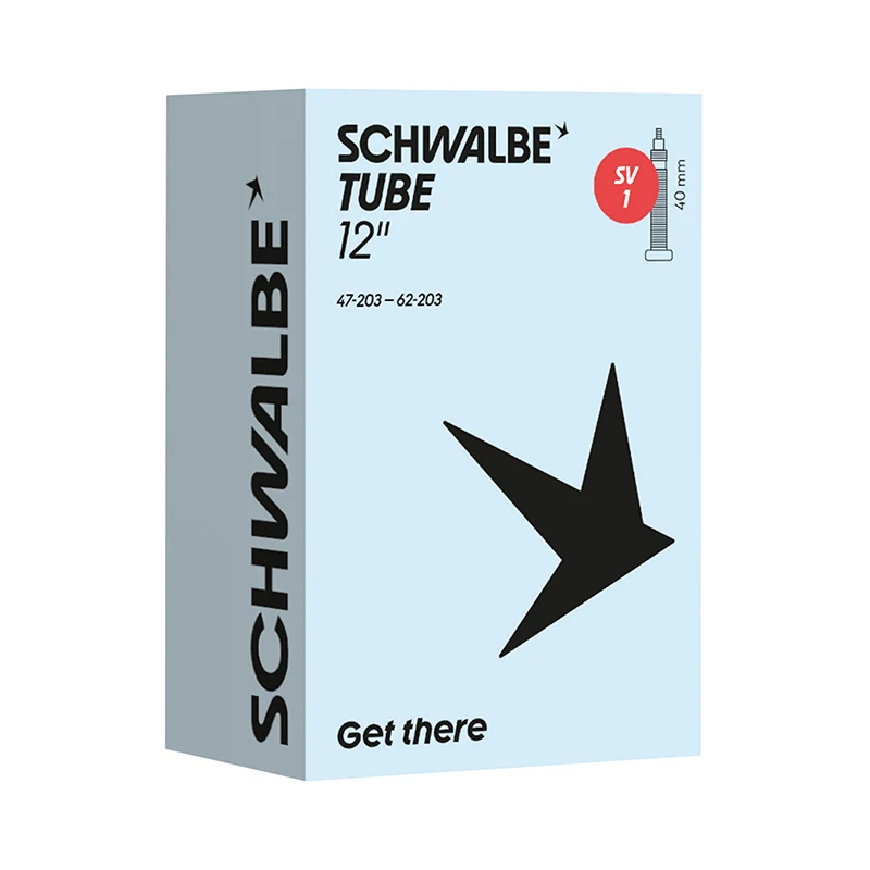 Chambre A Air Vélo 12 1-2 X 1.75-2 1-4 Schwalbe Valve Presta 40 mm (47-62X203) (Sv1)